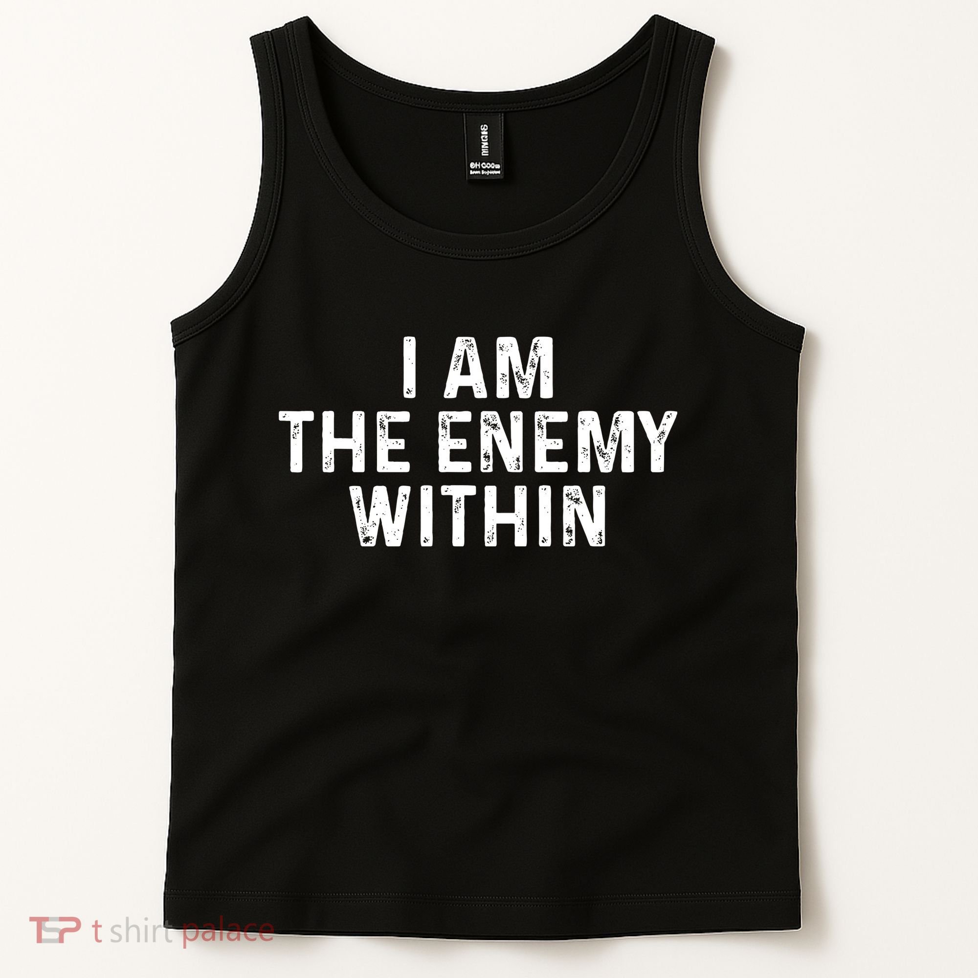I Am The Enemy Within Simple Cute Tank Top