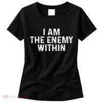 I Am The Enemy Within Simple Cute Women's T-Shirt thumb 0