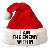 I Am The Enemy Within Simple Cute Santa Hat thumb 0