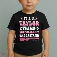 ItS A Taylor Thing You WouldnT Understand Retro Groovy Toddler T-Shirt thumb 2