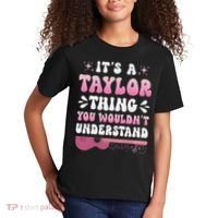 ItS A Taylor Thing You WouldnT Understand Retro Groovy Kids T-Shirt thumb 2