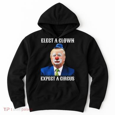 Impeach Anti Trump Elect A Clown Expect A Circus Fun Gift Hoodie