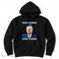 Impeach Anti Trump Elect A Clown Expect A Circus Fun Gift Hoodie thumb 0