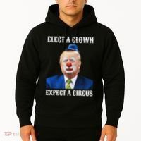Impeach Anti Trump Elect A Clown Expect A Circus Fun Gift Hoodie thumb 2
