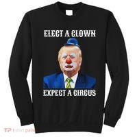 Impeach Anti Trump Elect A Clown Expect A Circus Fun Gift Sweatshirt thumb 0