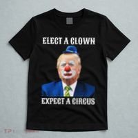 Impeach Anti Trump Elect A Clown Expect A Circus Fun Gift T-Shirt thumb 5