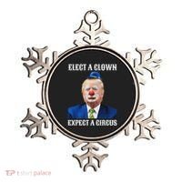 Impeach Anti Trump Elect A Clown Expect A Circus Fun Gift Ornament thumb 0
