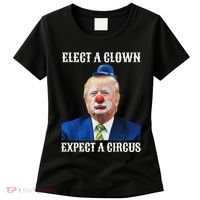 Impeach Anti Trump Elect A Clown Expect A Circus Fun Gift Women's T-Shirt thumb 0