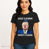 Impeach Anti Trump Elect A Clown Expect A Circus Fun Gift Women's T-Shirt thumb 4