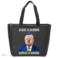 Impeach Anti Trump Elect A Clown Expect A Circus Fun Gift Tote Bag thumb 0