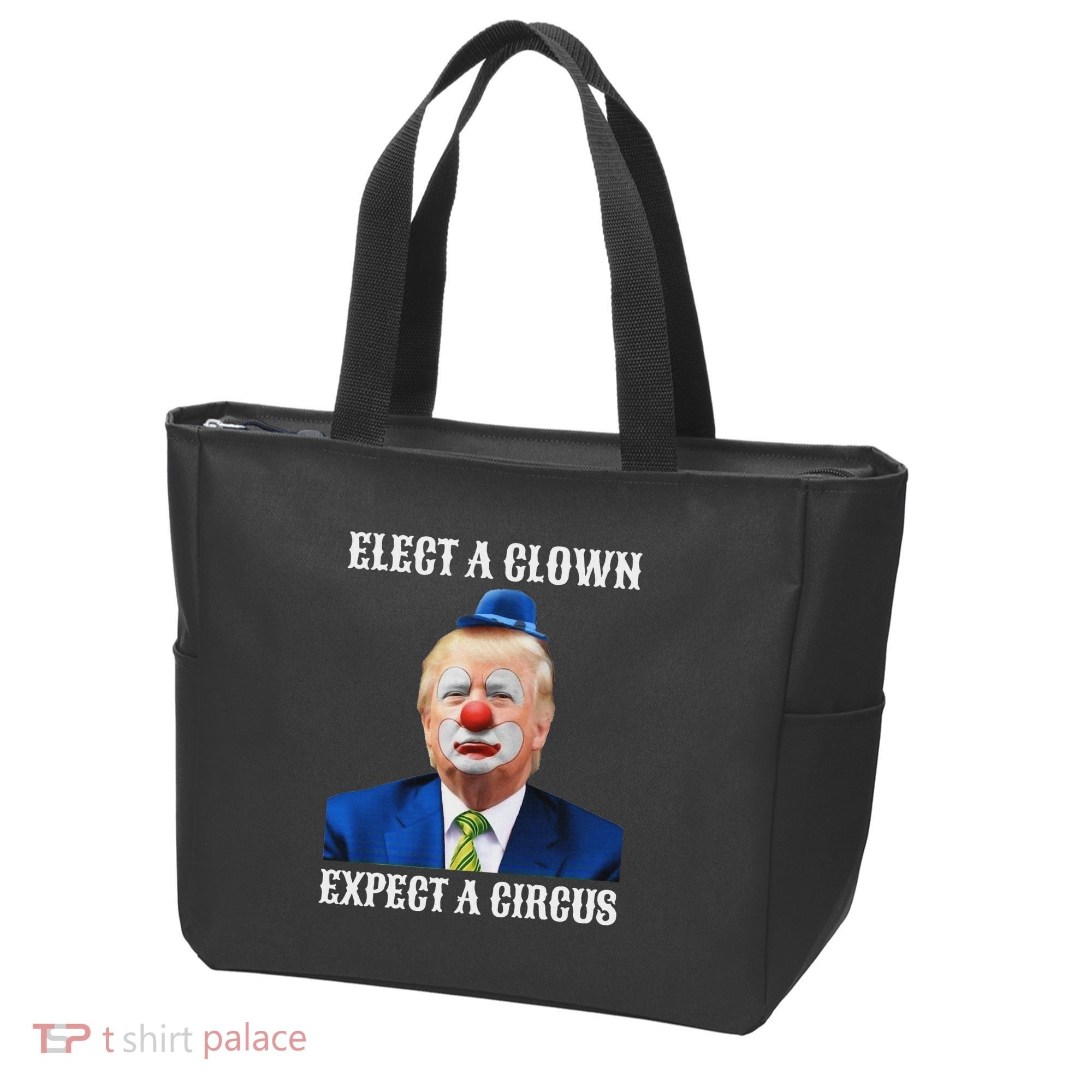 Impeach Anti Trump Elect A Clown Expect A Circus Fun Gift Tote Bag
