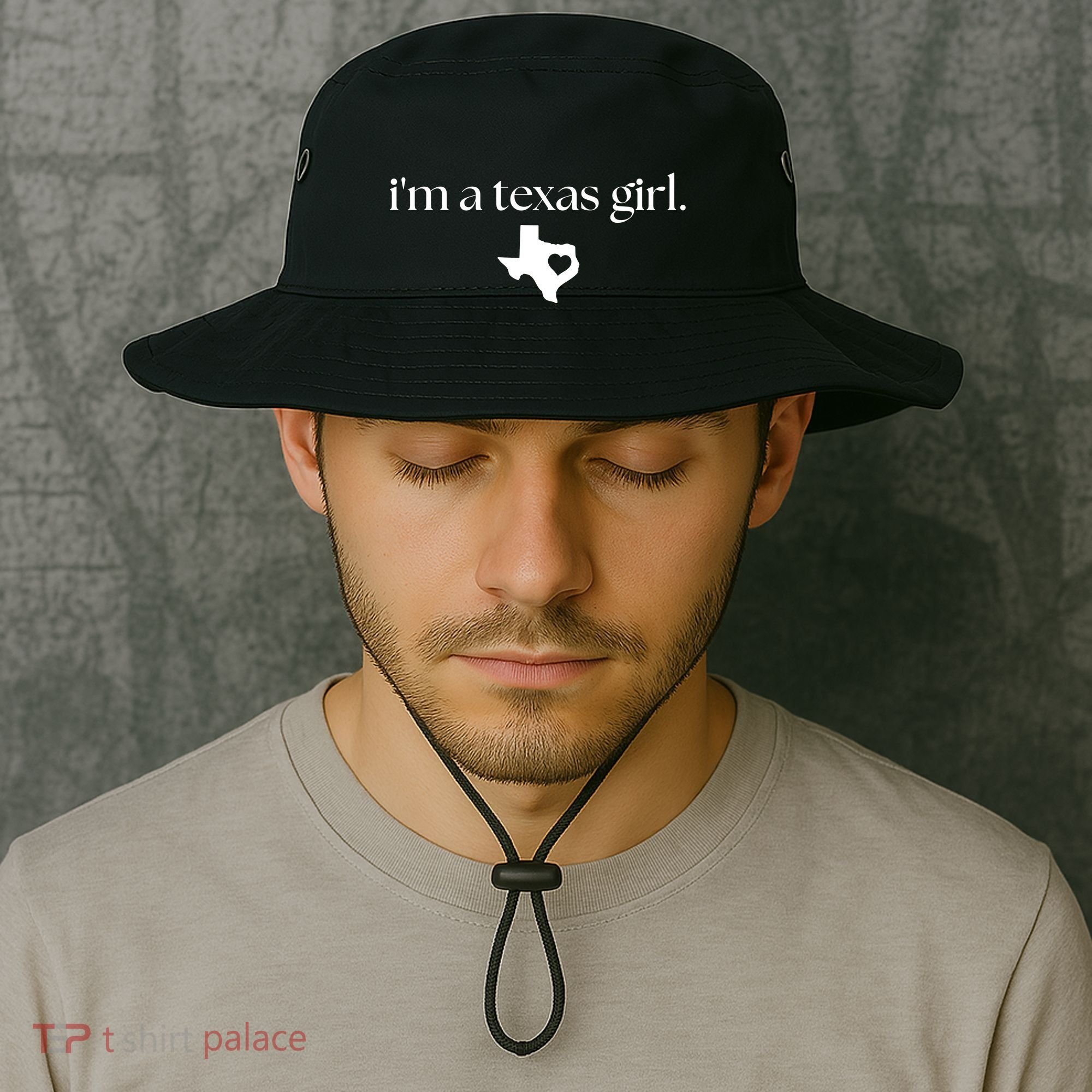 IM A Texas Girl. Texas State Home Bucket Hat