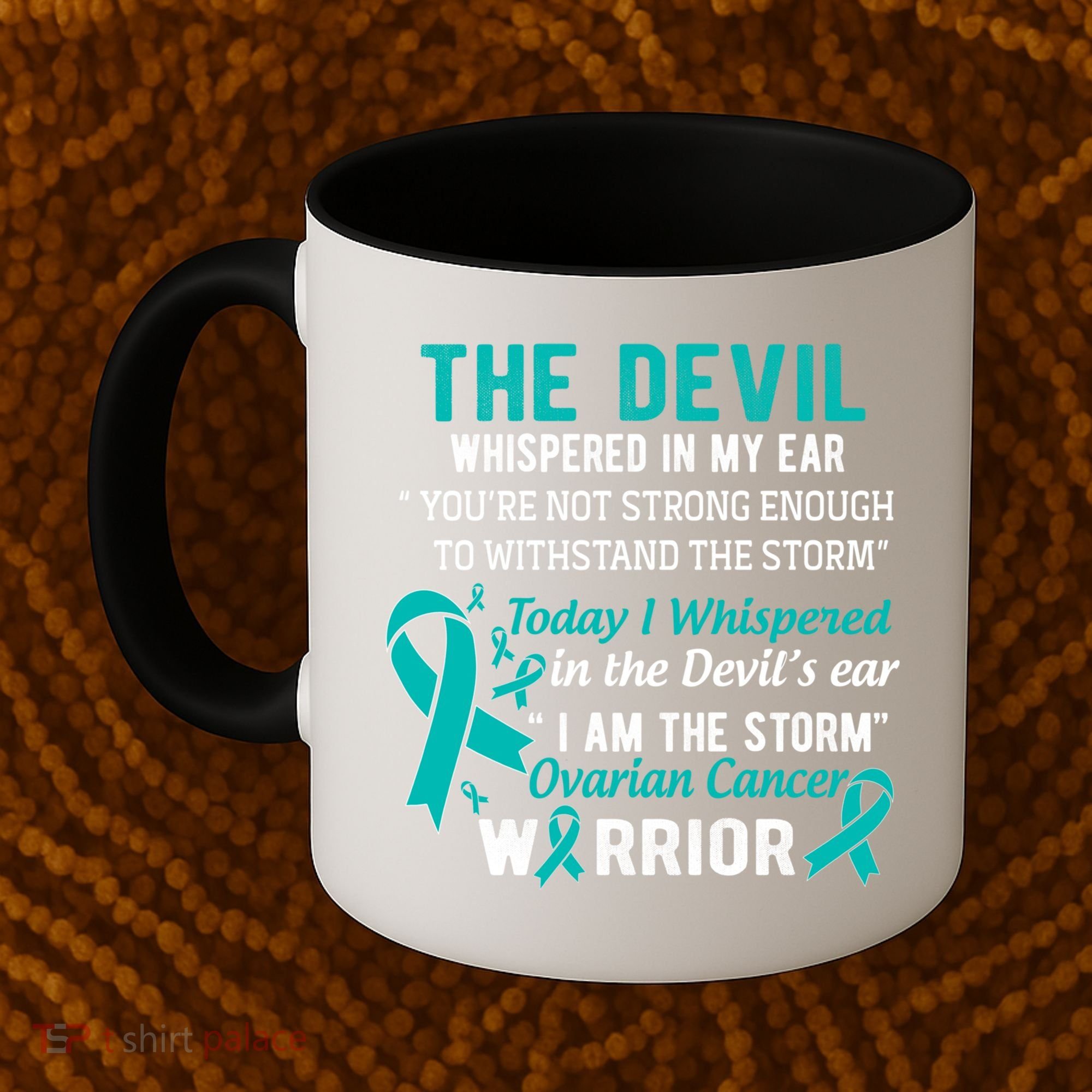 I Am The Storm Ovarian Cancer Warrior Funny Gift Coffee Mug