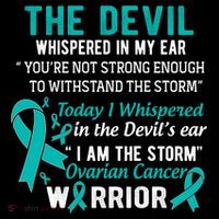 I Am The Storm Ovarian Cancer Warrior Funny Gift Coffee Mug thumb 5