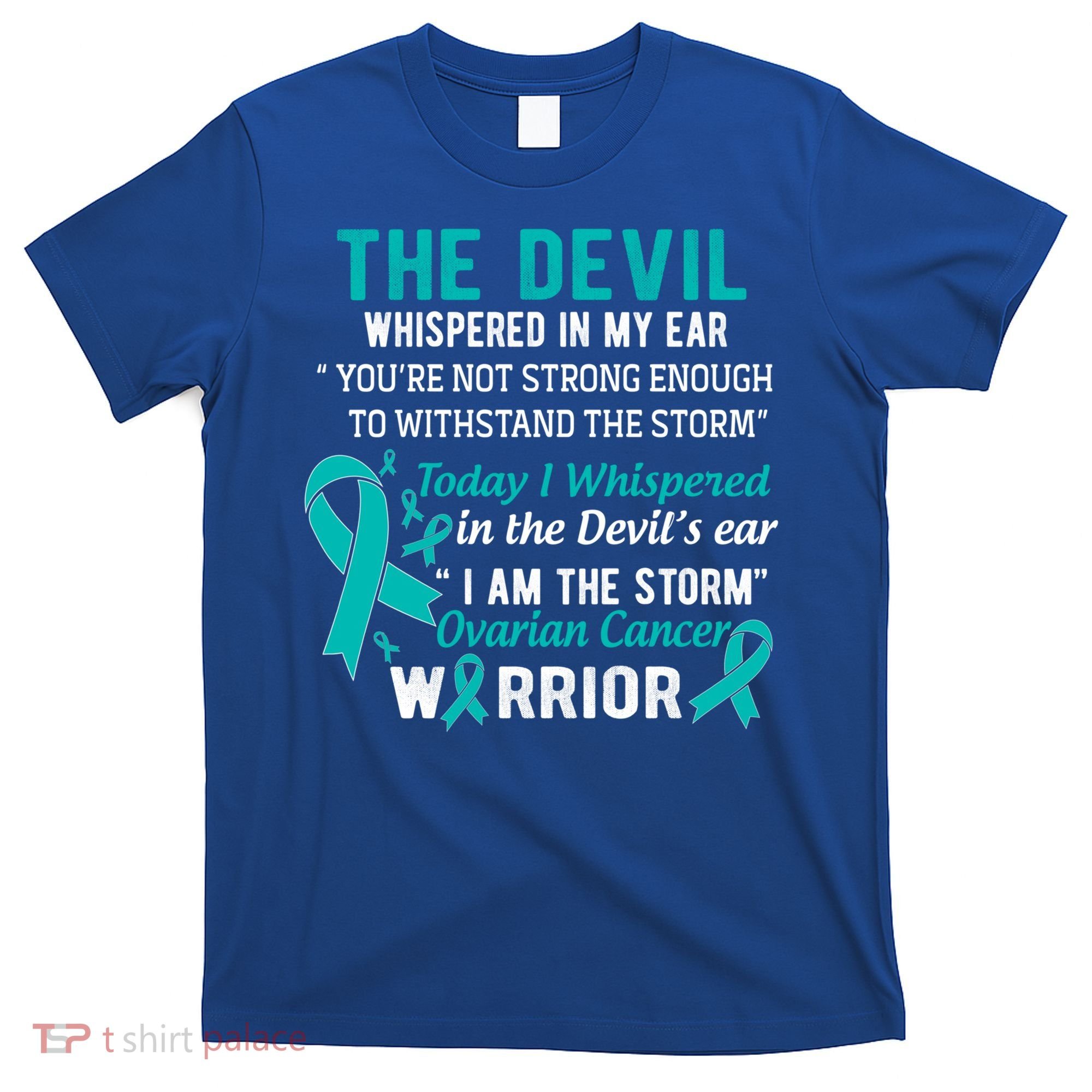 I Am The Storm Ovarian Cancer Warrior Funny Gift T-Shirt
