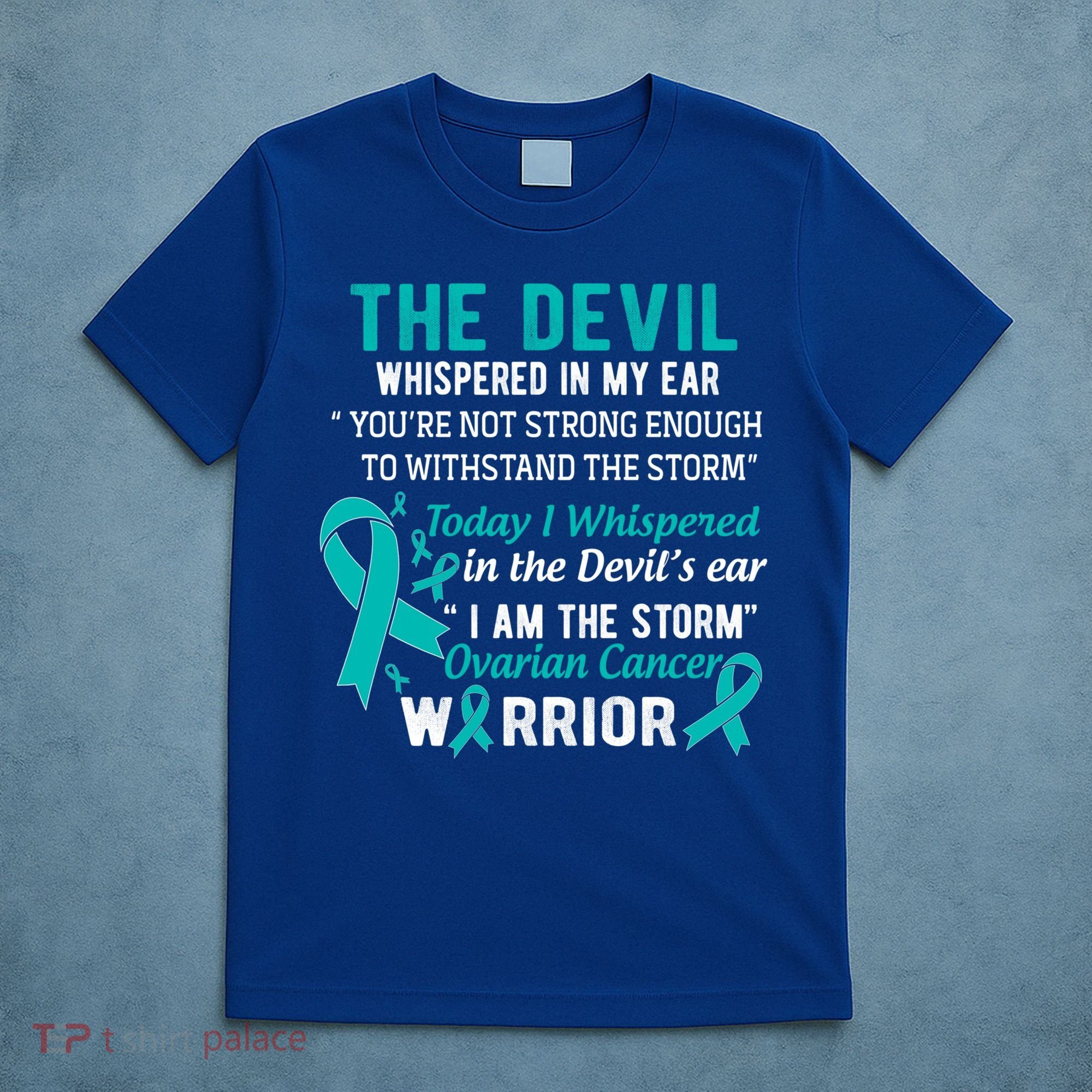 I Am The Storm Ovarian Cancer Warrior Funny Gift T-Shirt