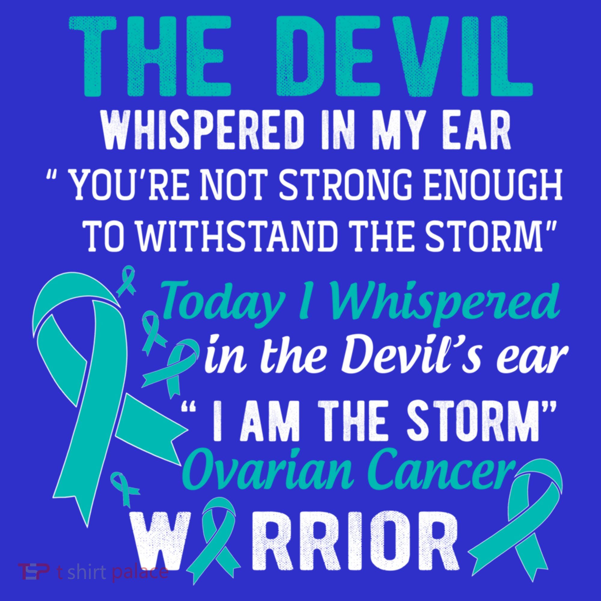 I Am The Storm Ovarian Cancer Warrior Funny Gift Mousepad