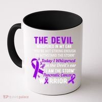 I Am The Storm Pancreatic Cancer Warrior Gift Coffee Mug thumb 0