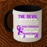 I Am The Storm Pancreatic Cancer Warrior Gift Coffee Mug thumb 2
