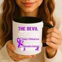 I Am The Storm Pancreatic Cancer Warrior Gift Coffee Mug thumb 3