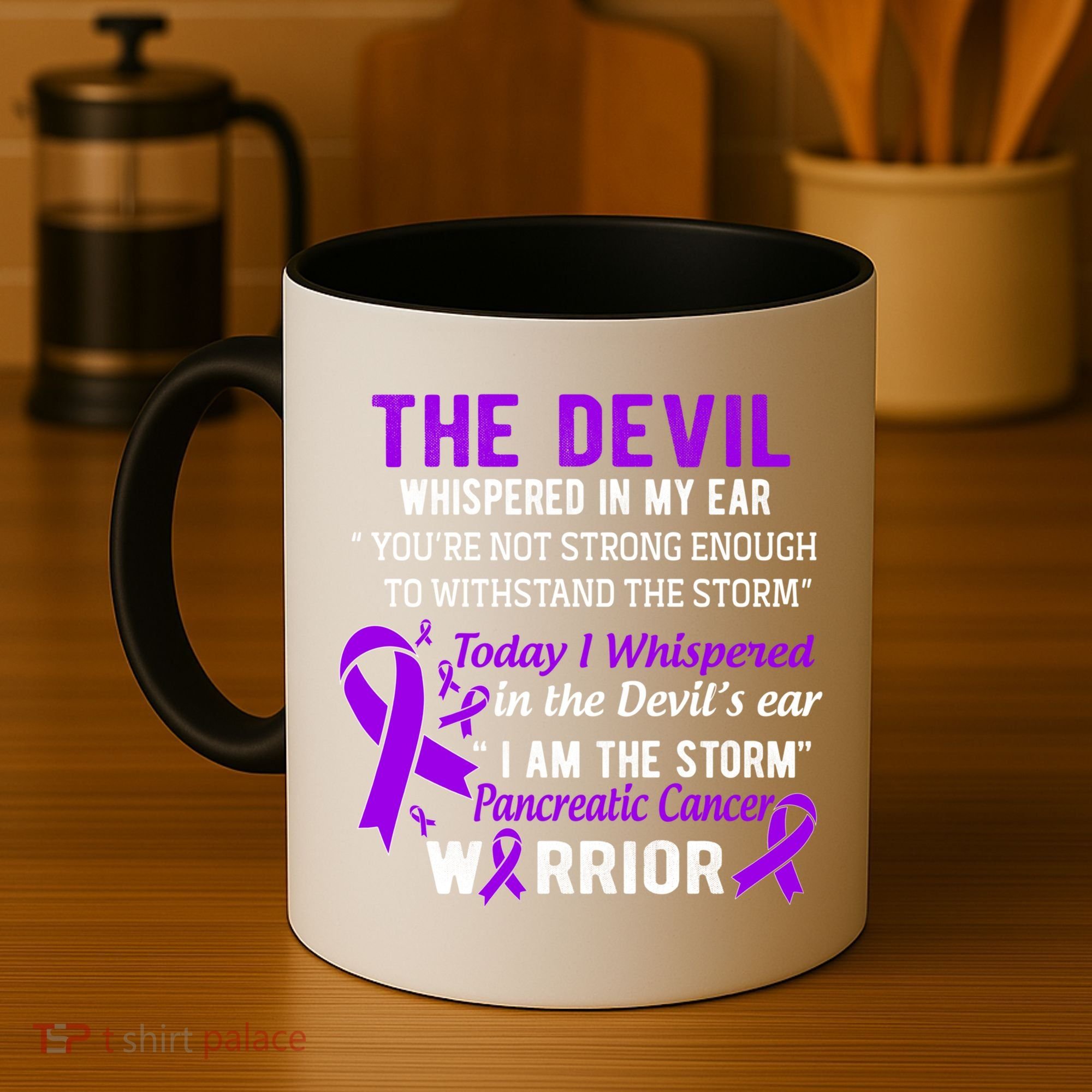 I Am The Storm Pancreatic Cancer Warrior Gift Coffee Mug