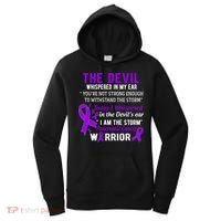 I Am The Storm Pancreatic Cancer Warrior Gift Women's Hoodie thumb 0