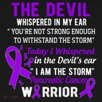 I Am The Storm Pancreatic Cancer Warrior Gift Ornament thumb 1