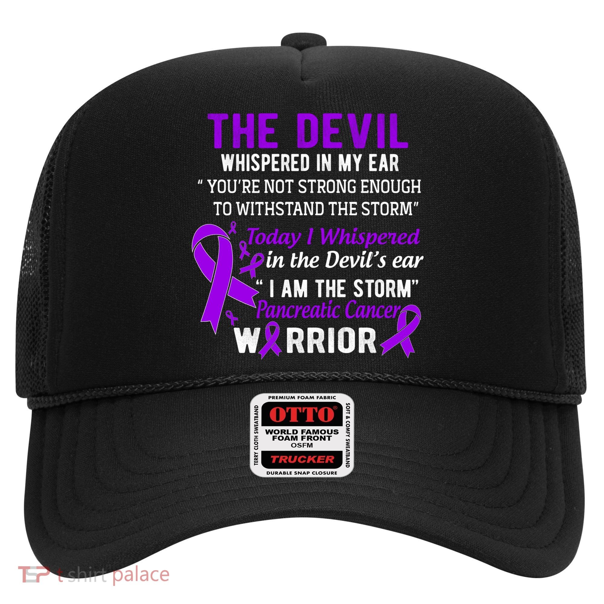 I Am The Storm Pancreatic Cancer Warrior Gift Hat