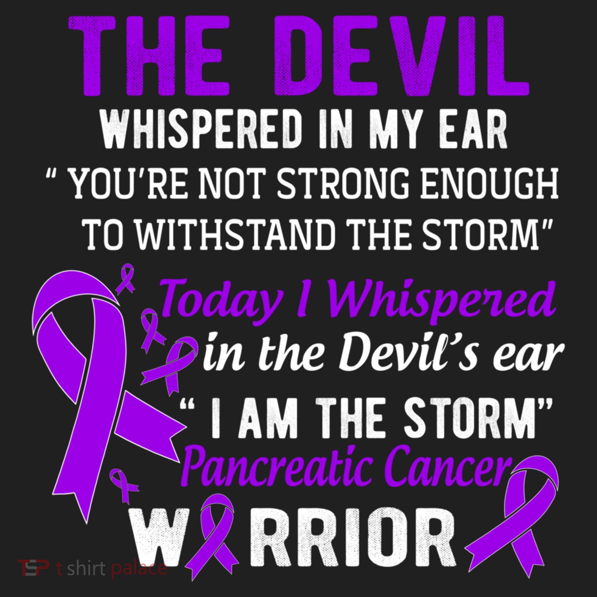 I Am The Storm Pancreatic Cancer Warrior Gift Hat
