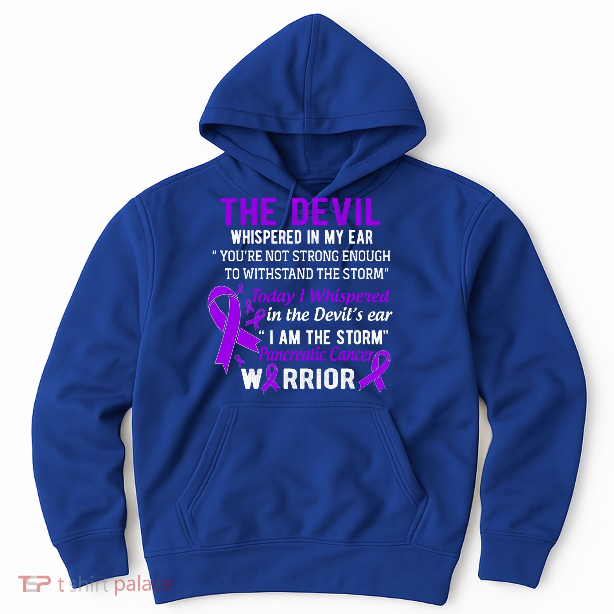 I Am The Storm Pancreatic Cancer Warrior Gift Hoodie