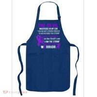 I Am The Storm Pancreatic Cancer Warrior Gift Apron thumb 0