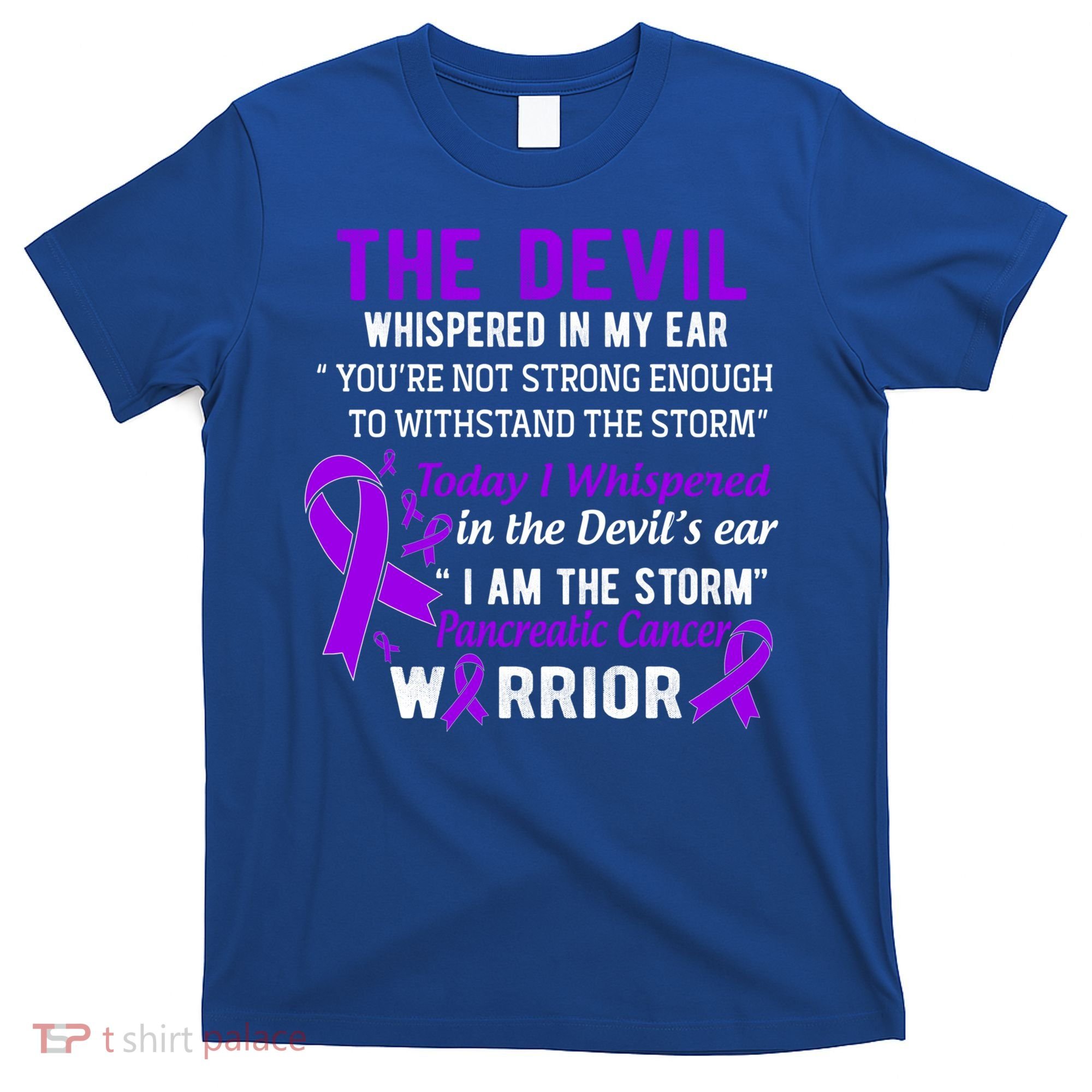 I Am The Storm Pancreatic Cancer Warrior Gift T-Shirt