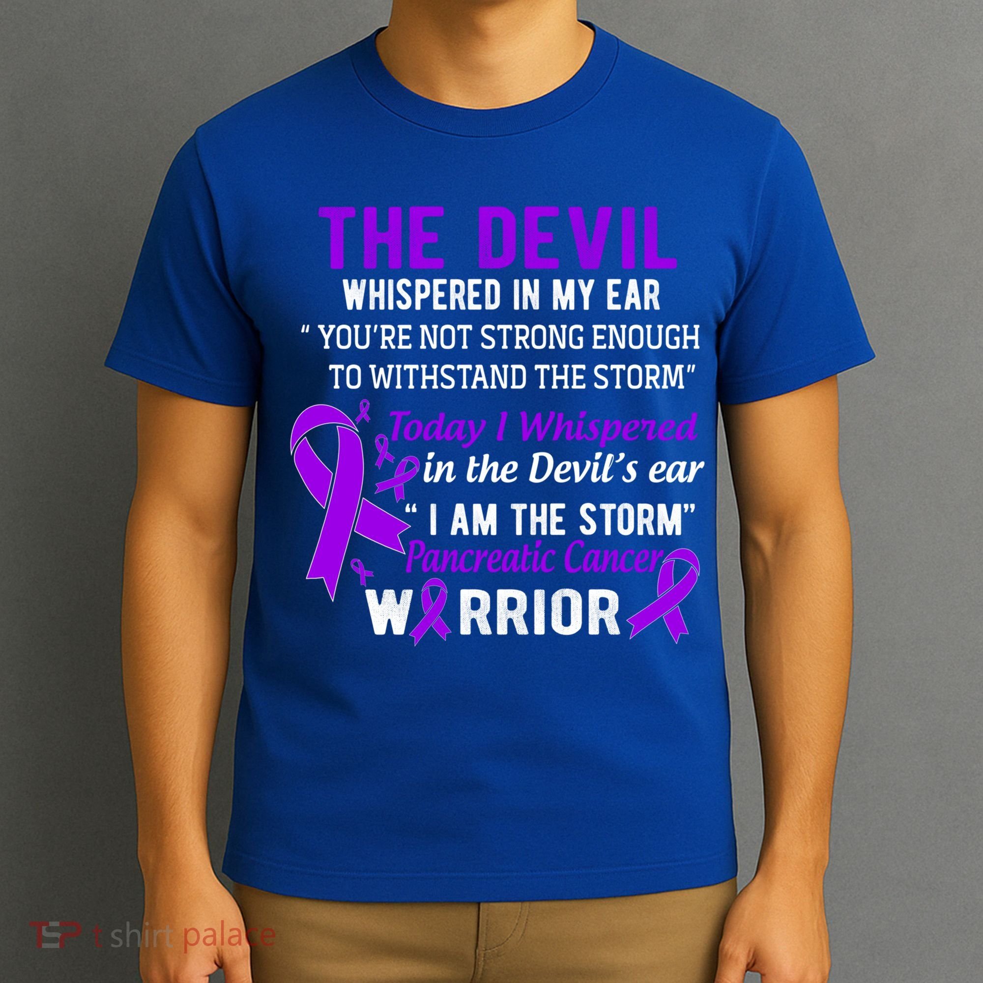 I Am The Storm Pancreatic Cancer Warrior Gift T-Shirt