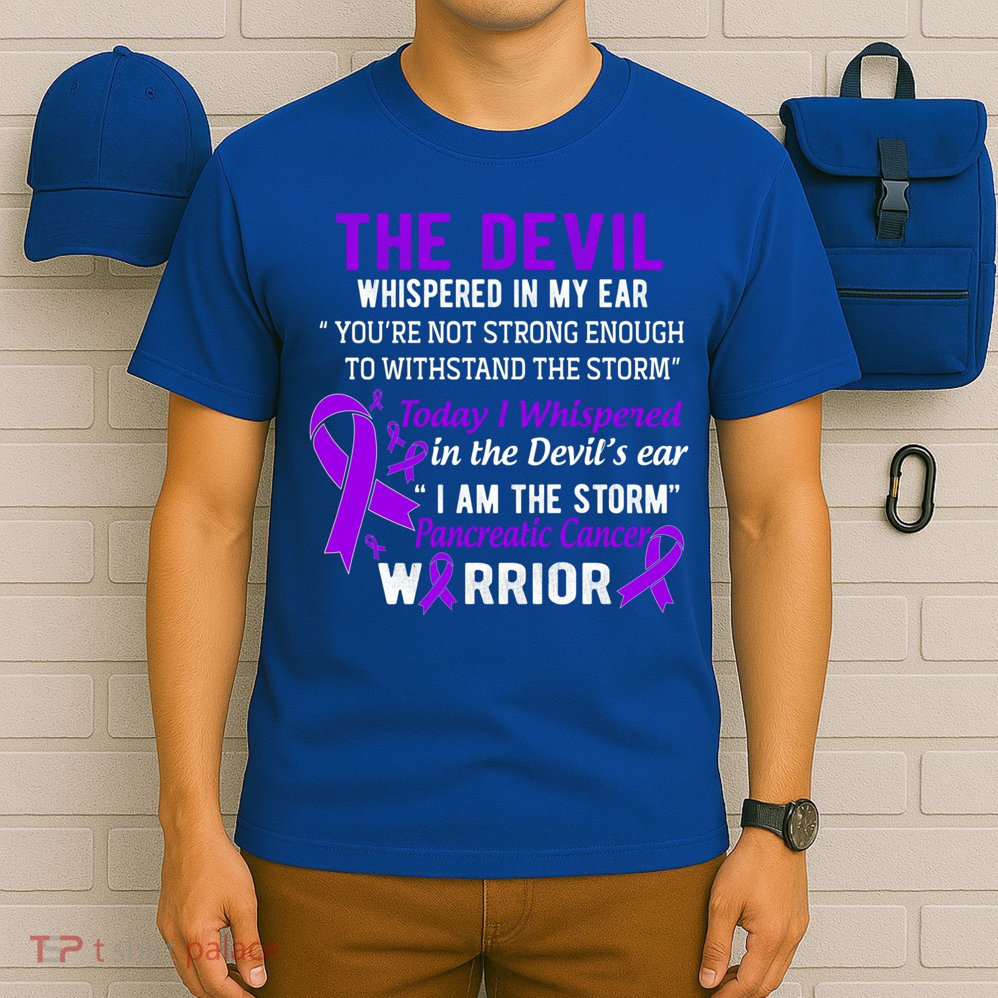 I Am The Storm Pancreatic Cancer Warrior Gift T-Shirt