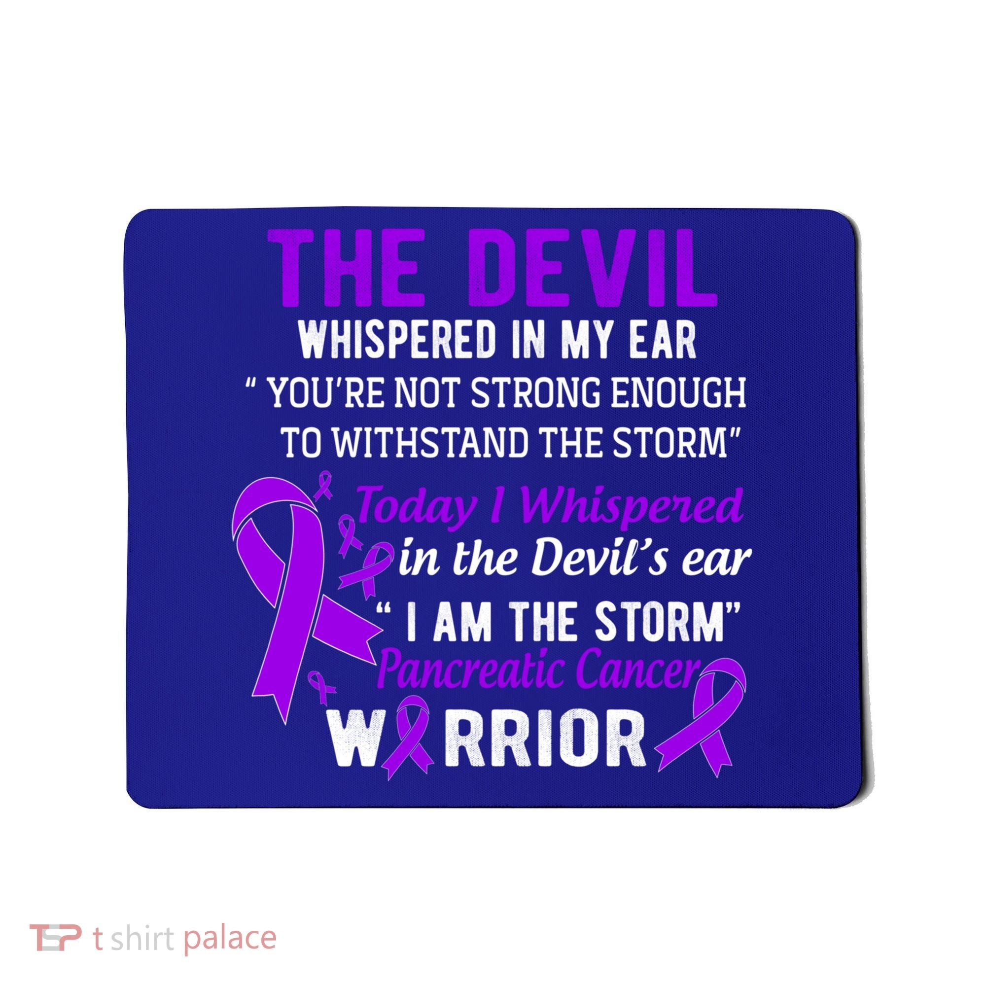 I Am The Storm Pancreatic Cancer Warrior Gift Mousepad