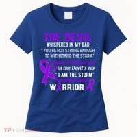 I Am The Storm Pancreatic Cancer Warrior Gift Women's T-Shirt thumb 0