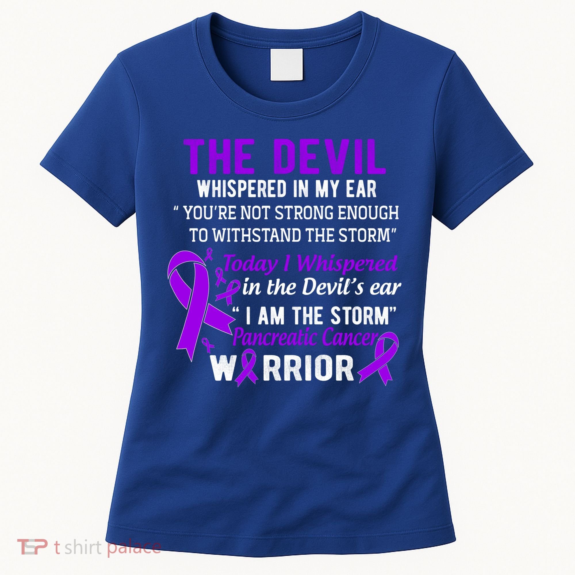 I Am The Storm Pancreatic Cancer Warrior Gift Women's T-Shirt