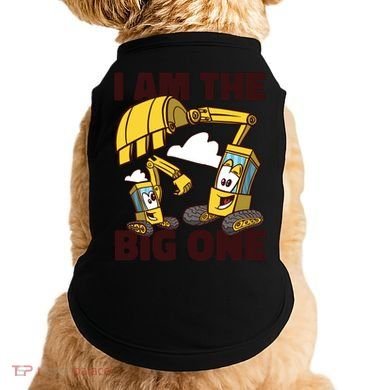 I Am The Big One Builder First Birthday Doggie Tank