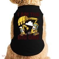 I Am The Big One Builder First Birthday Doggie Tank thumb 0