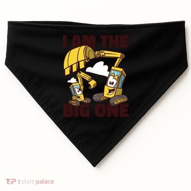 I Am The Big One Builder First Birthday USA-Made Doggie Bandana