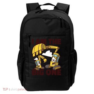 I Am The Big One Builder First Birthday Backpack