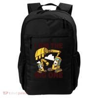 I Am The Big One Builder First Birthday Backpack thumb 0