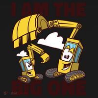 I Am The Big One Builder First Birthday Backpack thumb 2