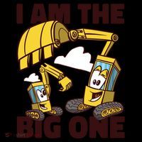 I Am The Big One Builder First Birthday Bucket Hat thumb 4