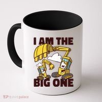 I Am The Big One Builder First Birthday Coffee Mug thumb 0