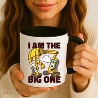 I Am The Big One Builder First Birthday Coffee Mug thumb 3