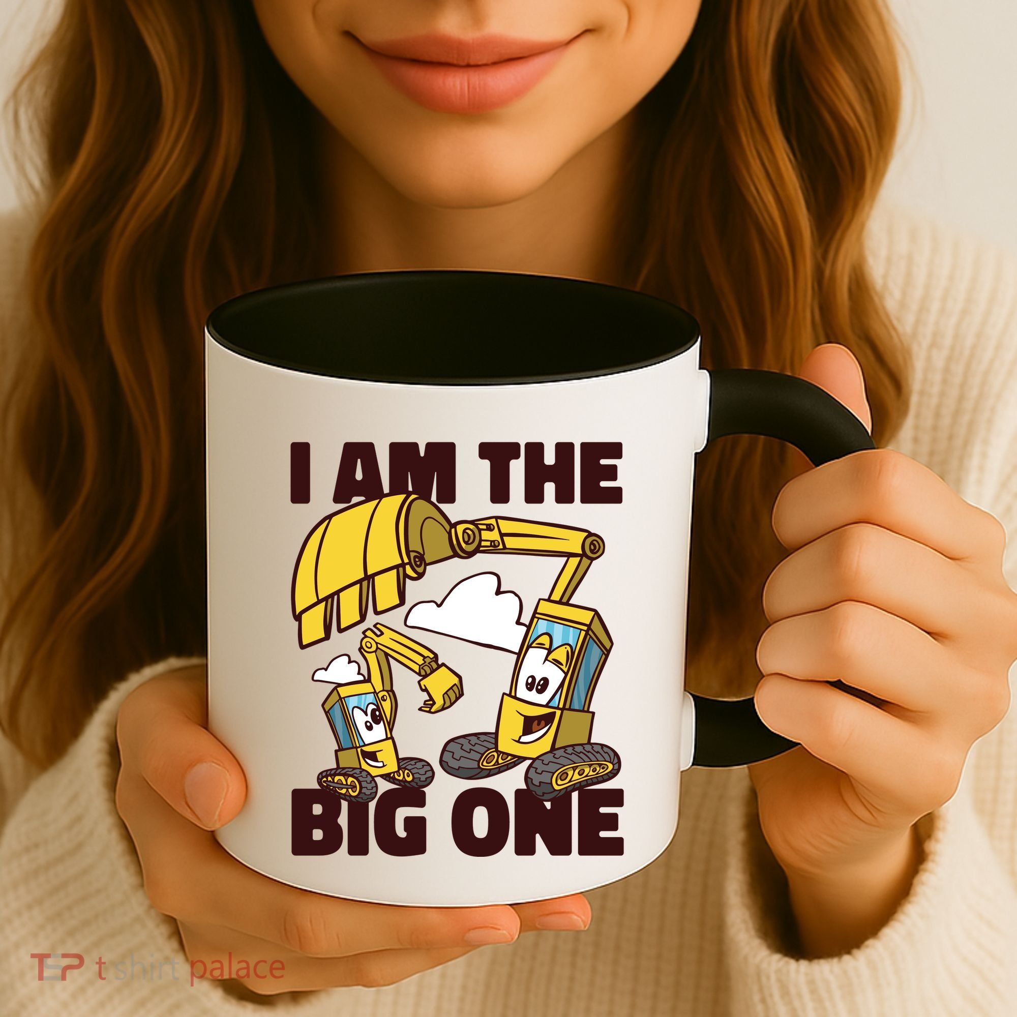 I Am The Big One Builder First Birthday Coffee Mug
