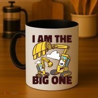 I Am The Big One Builder First Birthday Coffee Mug thumb 4