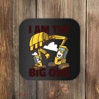 I Am The Big One Builder First Birthday Coaster thumb 0