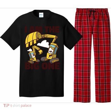 I Am The Big One Builder First Birthday Pajama Set